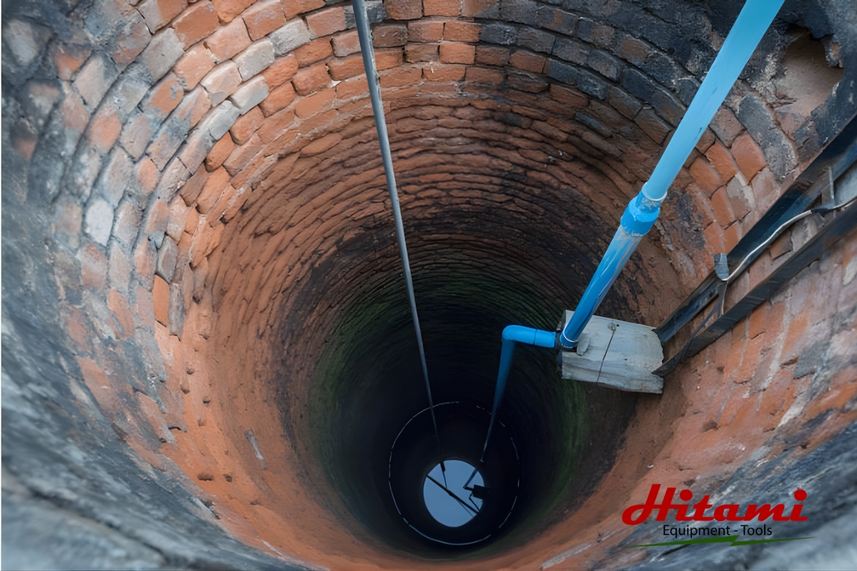Giếng khoan lên nước yếu là do đâu? Cách xử lý nhanh chóng tại nhà 2 Độ sâu giếng vượt công suất máy bơm