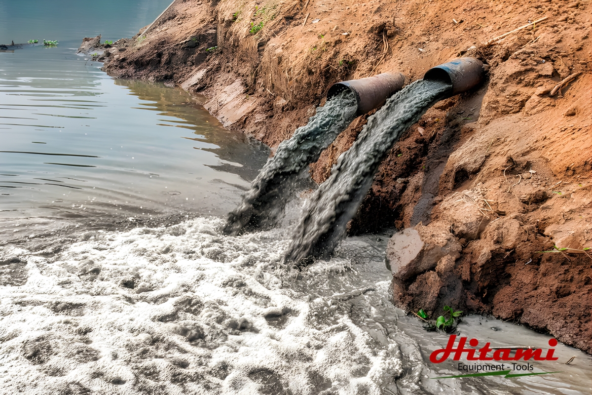 Hướng dẫn cách xử lý khi máy bơm hỏa tiễn lên nước yếu 2 Nguồn nước bị nhiễm bẩn