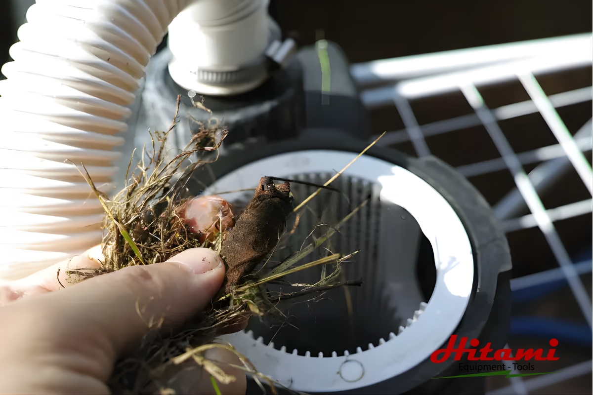 Vì sao máy bơm hỏa tiễn không lên nước? Cách khắc phục đơn giản 3 Lưới lọc máy bơm bị tắc nghẽn