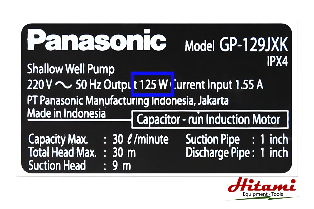 Cách chọn công suất máy bơm nước gia đình chuẩn và tiết kiệm điện 2 Công suất máy bơm nước