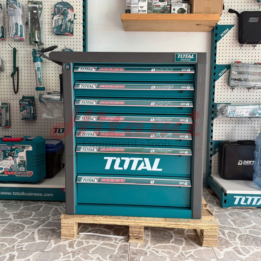 Bộ 356 món trong tủ xe đẩy đựng cộng cụ Total THPTCS73561 10 Bo-356-mon-trong-tu-xe-day-dung-cong-cu-Total-THPTCS73561-9