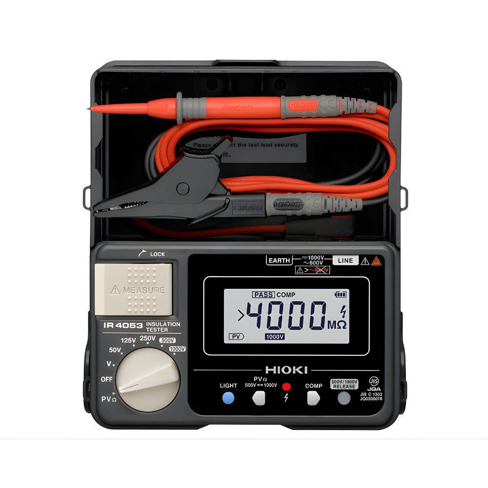 Đồng hồ đo điện trở cách điện Hioki IR4053-10 1 Đồng hồ đo điện trở cách điện Hioki IR4053-10