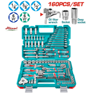 Bộ dụng cụ 160 chi tiết Total THKTHP61607