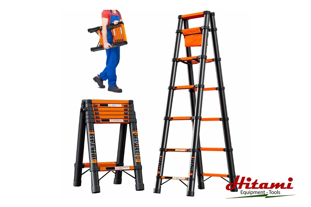 Thang nhôm rút siêu nhẹ là gì? Ưu điểm và ứng dụng thực tế 2 Gọn nhẹ, dễ di chuyển
