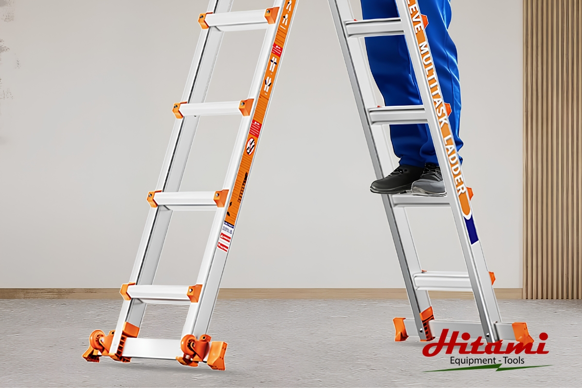 Thang nhôm cách điện có an toàn không? Những lưu ý cần biết 5 Đặt thang nhôm cách điện đúng vị trí