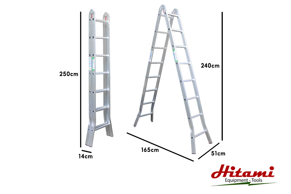 Nên chọn kích thước thang chữ A bao nhiêu là phù hợp? 2 Kích thước thang chữ a