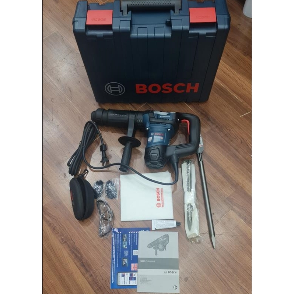 Máy đục phá bê tông 1100W 7.5J Bosch GSH 5 (kèm phụ kiện) 2 GSH-5-kem-phu-kien-2