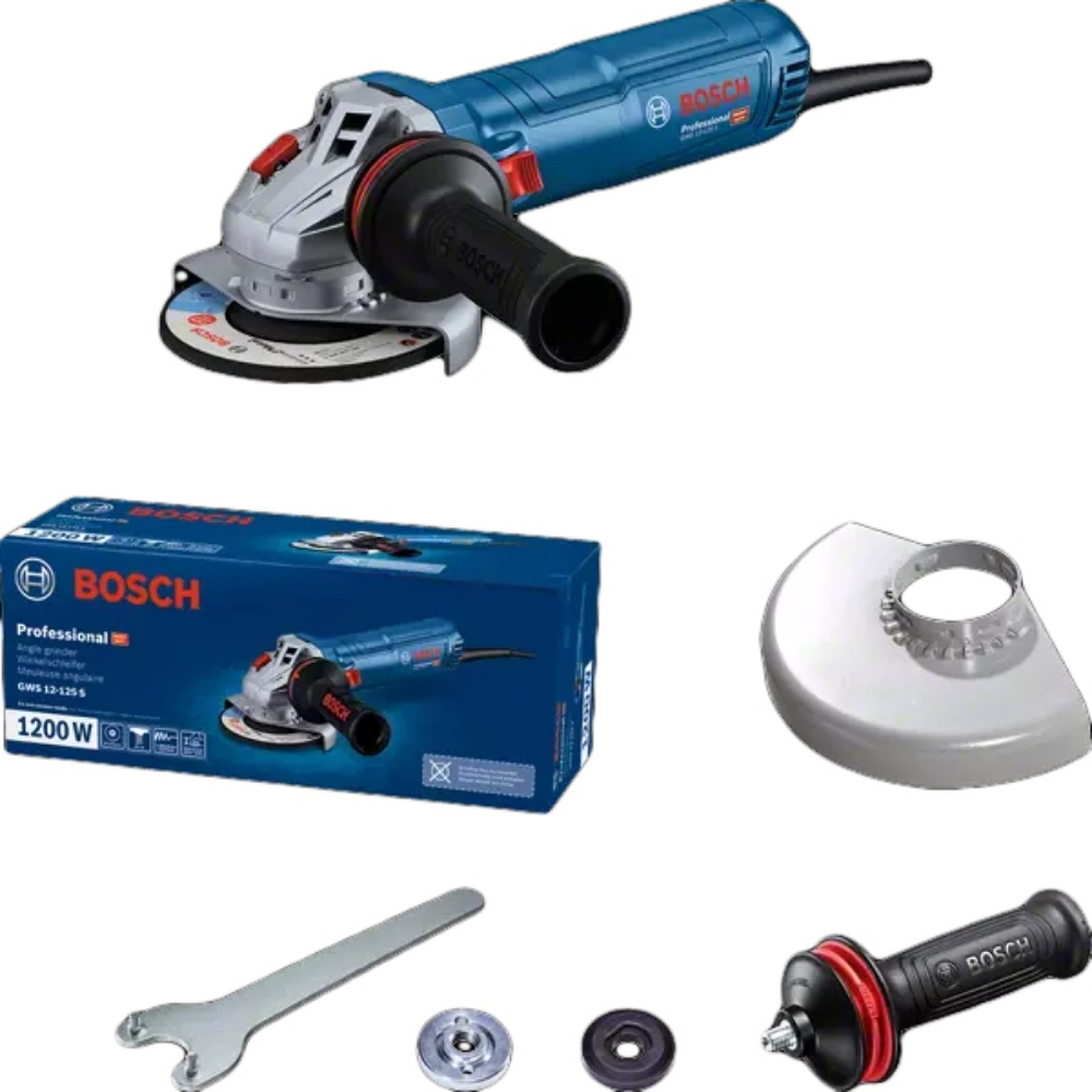 Máy mài góc 1200W Bosch GWS 12-125 S 2 GWS-12-125-S-2