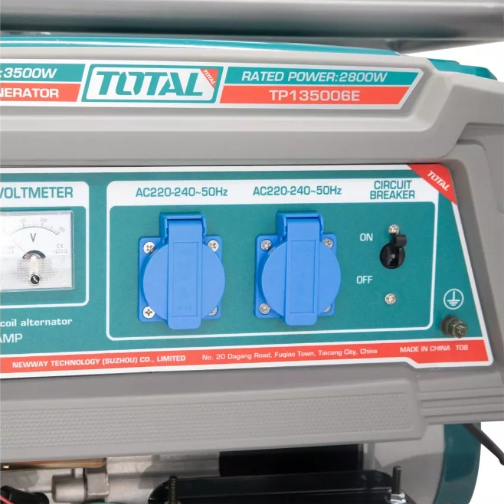Máy phát điện chạy xăng 3.5KW Total TP135006E 3 Total-TP135006E-2