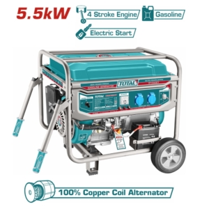Máy phát điện chạy xăng biến tần 5.5KW Total TP155001