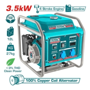 Máy phát điện chạy xăng biến tần 3.5Kw Total TP340001