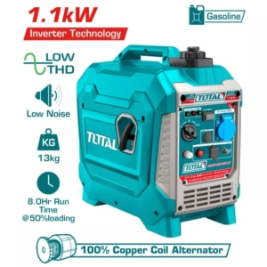 Máy phát điện chạy xăng biến tần 1,1KW Total TP515006