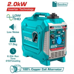 Máy phát điện chạy xăng biến tần 2KW Total TP523006