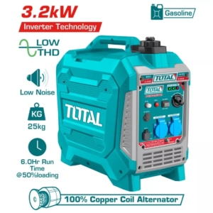 Máy phát điện chạy xăng biến tần 3.3KW Total TP535006