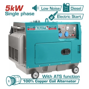 Máy phát điện chạy dầu diesel 5KW Total TP250001-1