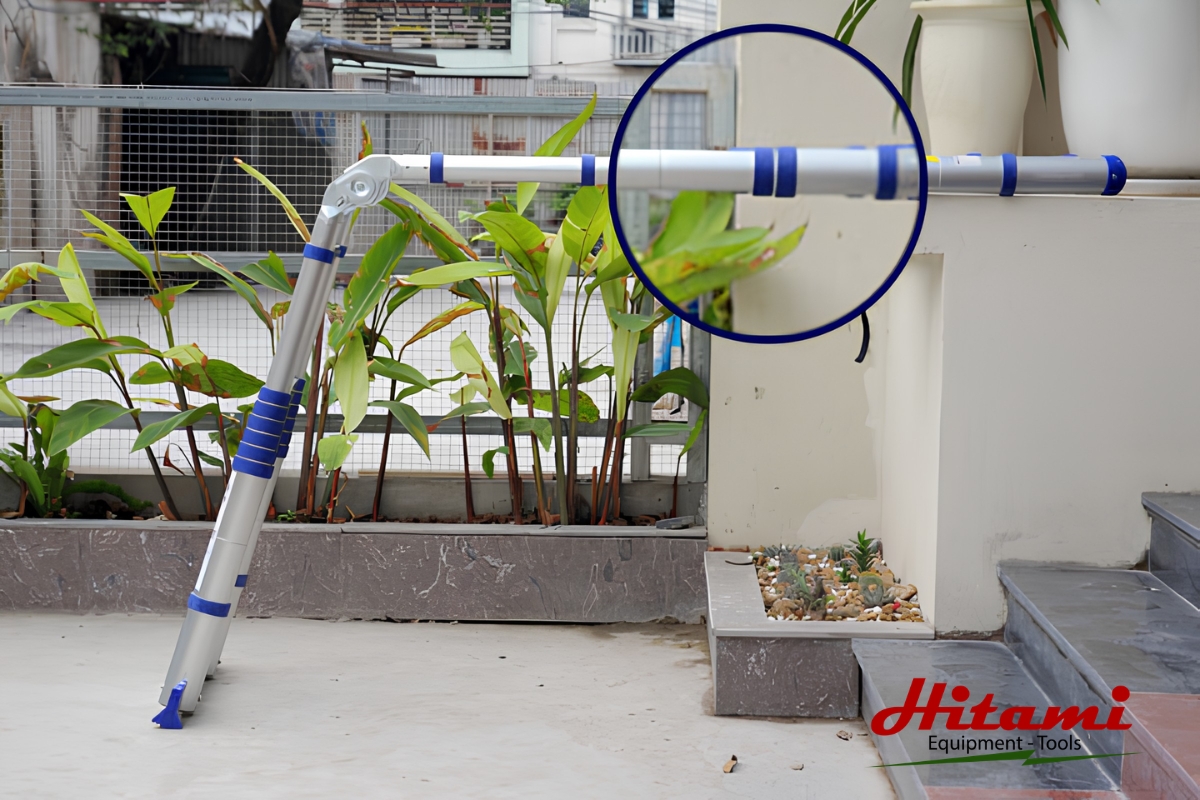 Mẹo sửa thang nhôm rút bị móp đơn giản, nhanh chóng 2 Tình trạng thang nhôm rút bị móp