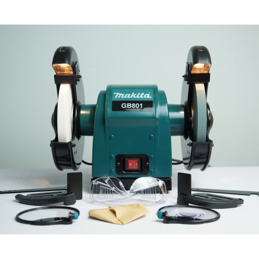 Máy mài 2 đá 550W 205mm Makita GB801 2 Máy mài 2 đá 550W 205mm Makita GB801
