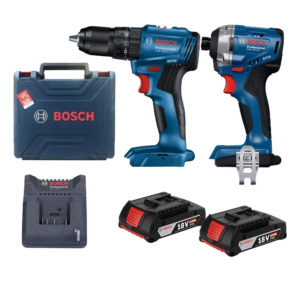 Bộ khoan vặn vít dùng pin Bosch GDR 18V-215 & GSB 185-LI (Combo Kit)