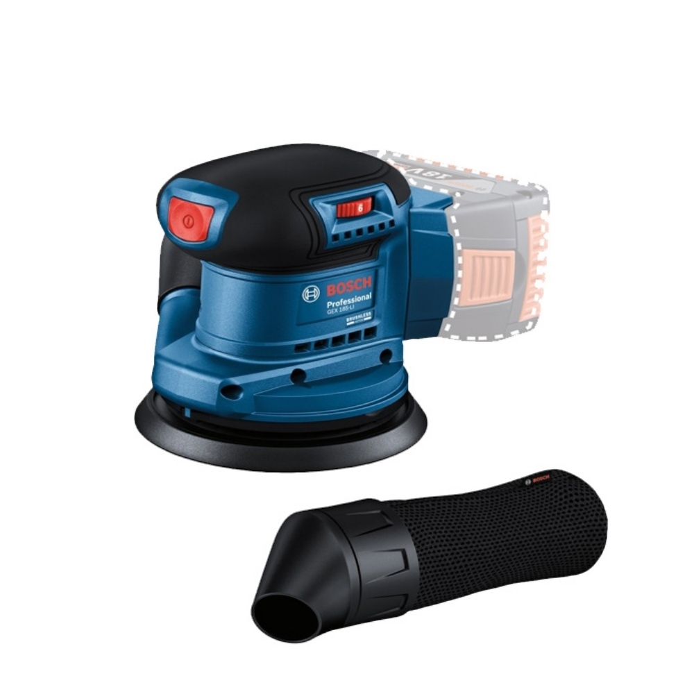 Máy chà nhám lệch tâm pin 18V Bosch GEX 185-LI (SOLO) 1 Máy chà nhám lệch tâm pin 18V Bosch GEX 185-LI (SOLO)