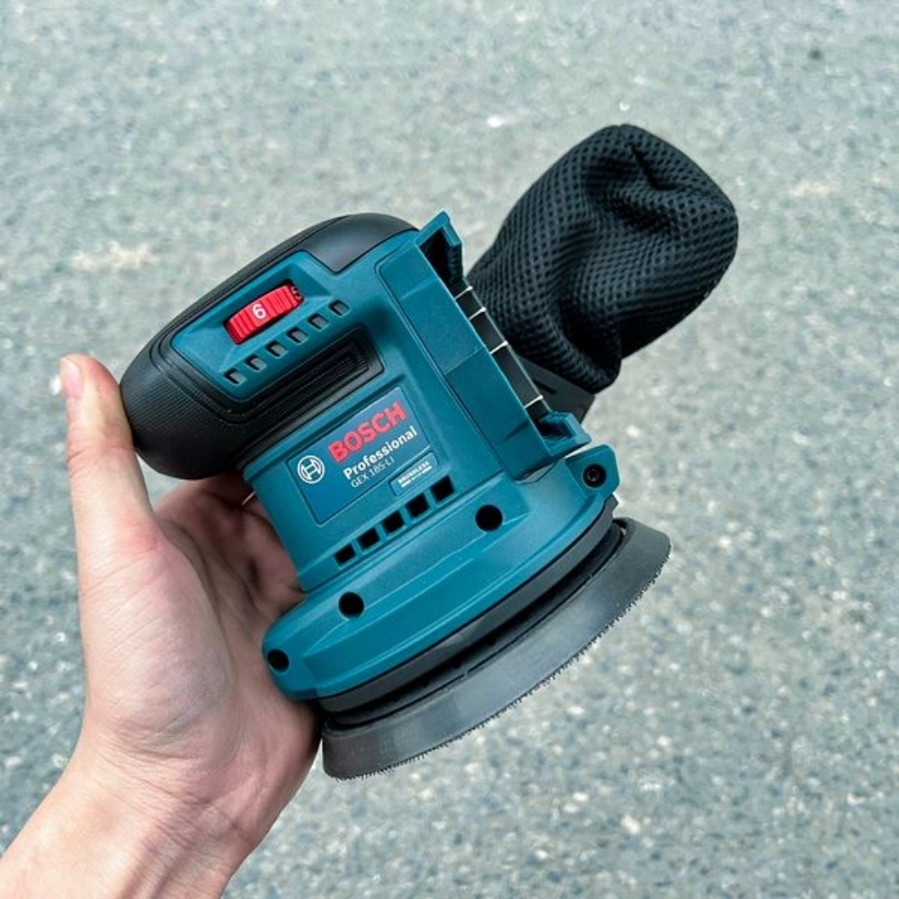 Máy chà nhám lệch tâm pin 18V Bosch GEX 185-LI (SOLO) 2 GEX-185-LI-SOLO-2