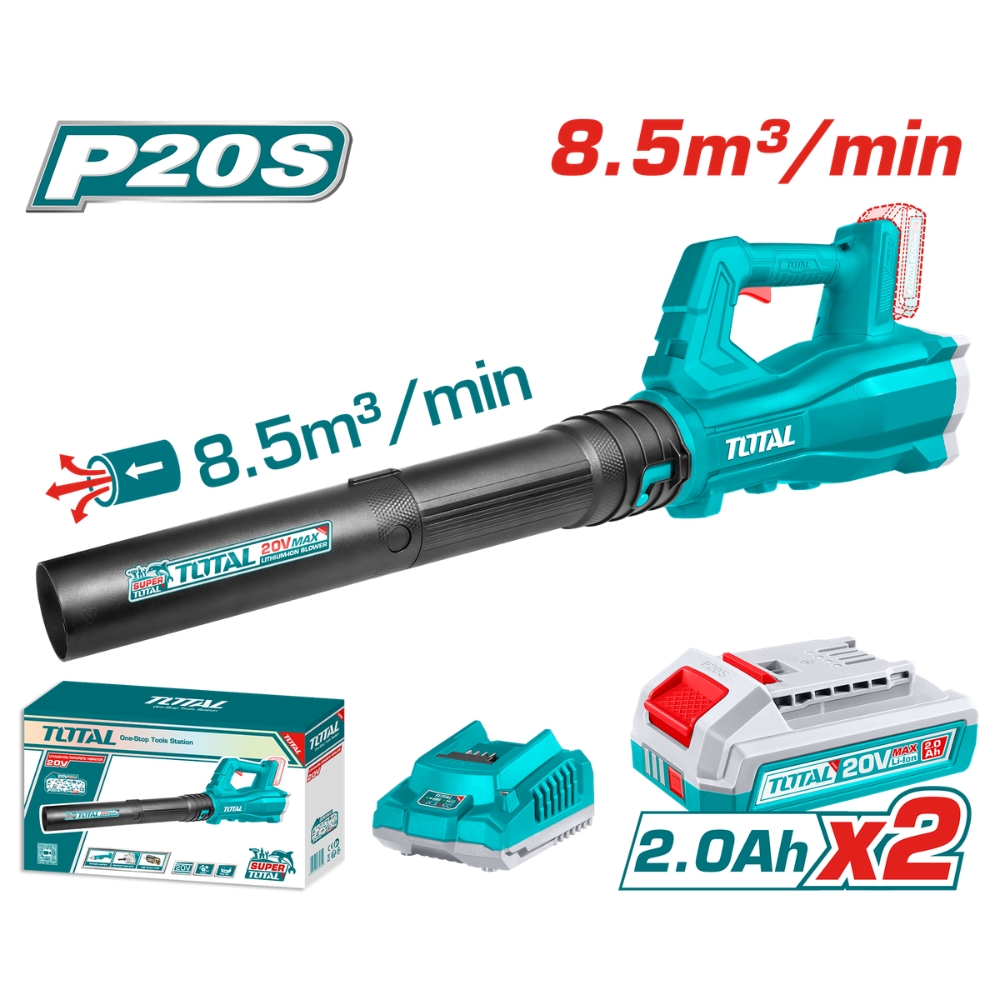Máy thổi bụi dùng pin 20V Total TABLI203232 (2 pin & sạc) 2 Máy thổi bụi dùng pin 20V Total TABLI203232