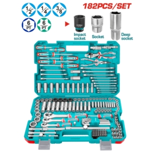 Bộ công cụ 182 chi tiết Total THKTHP61827