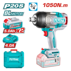 Máy siết bulong dùng pin 20V 1050 Nm Total TIWLI201056 (2 pin 5ah & sạc)