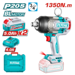Máy siết bulong dùng pin 20V 1350Nm Total TIWLI201356 (2 pin 5ah & sạc)