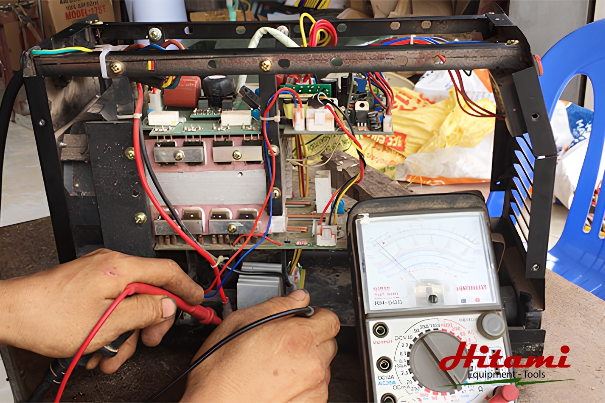 Cách sửa máy hàn điện tử bị yếu đơn giản, dễ thực hiện 4 Kiểm tra nguồn điện đầu vào