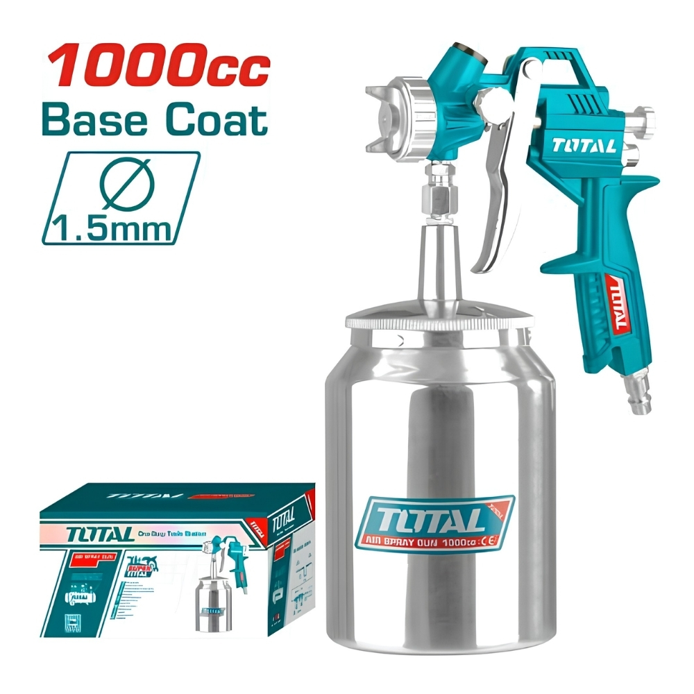 Súng phun sơn khí nén 1000cc Total TAT11001 1 Súng phun sơn khí nén 1000cc Total TAT11001