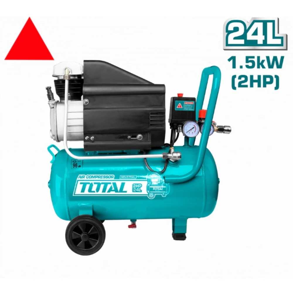 Máy nén khí có dầu 24L 2HP Total TC12024 1 Máy nén khí có dầu 24L 2HP Total TC12024