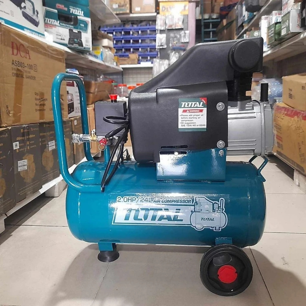 Máy nén khí có dầu 24L 2HP Total TC12024 2 TC12024-2