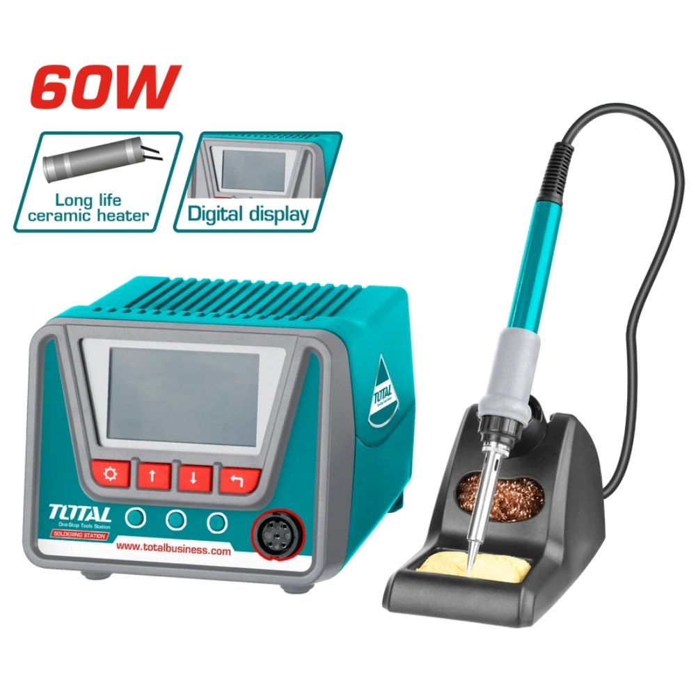 Bộ mỏ hàn chì 60W kèm máy ổn định nhiệt Total TET160923 1 Bộ mỏ hàn chì 60W kèm máy ổn định nhiệt Total TET160923
