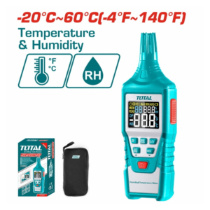 Máy đo độ ẩm và nhiệt độ kỹ thuật số Total TETHT01