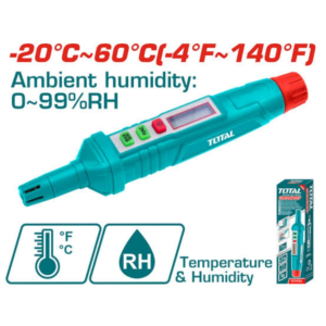 Máy đo độ ẩm và nhiệt độ kỹ thuật số Total TETHT23