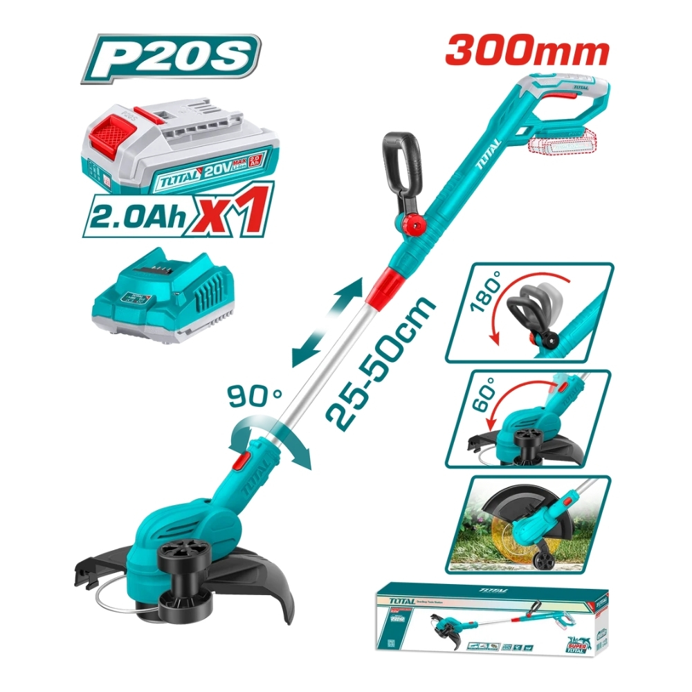 Máy cắt cỏ dùng pin Lithium-Ion 20V Total TGTLI203285 1 Máy cắt cỏ dùng pin Lithium-Ion 20V Total TGTLI203285