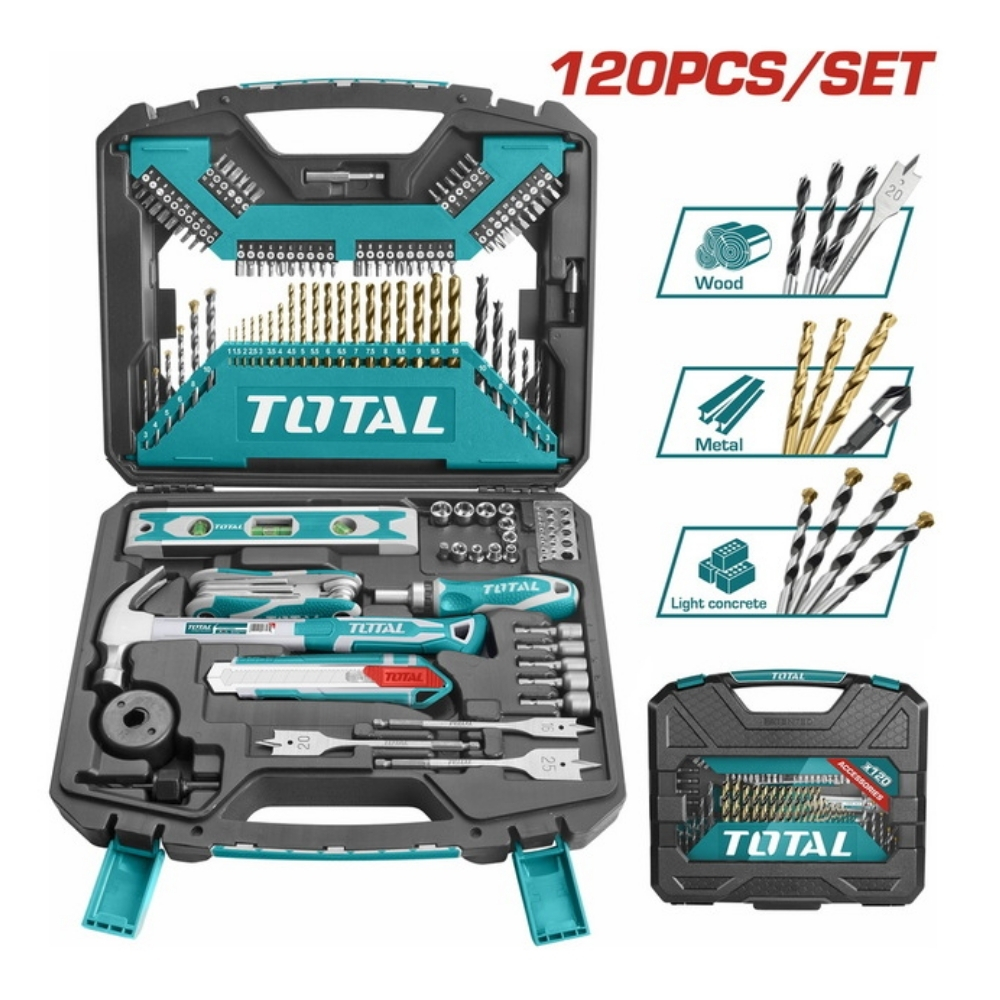 Bộ 120 món dụng cụ Total THKTAC01120 1 Bộ 120 món dụng cụ Total THKTAC01120