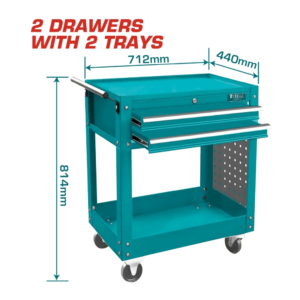 Xe đựng dụng cụ 2 ngăn kéo Total THPTC201