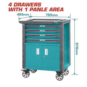 Tủ dụng cụ 4 ngăn kéo 2 cánh Total THRC01041
