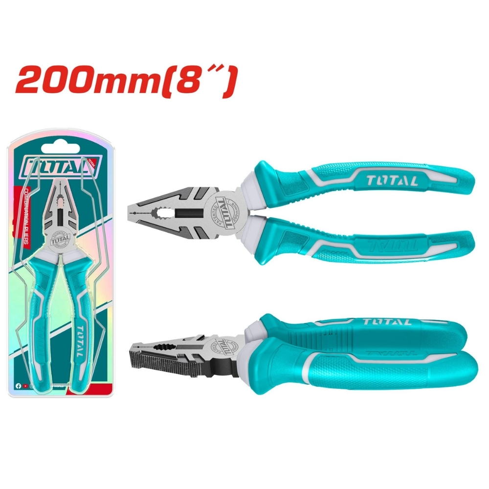 Kềm răng 8"/200mm Total THT110806P 1 Kềm răng 8"/200mm Total THT110806P