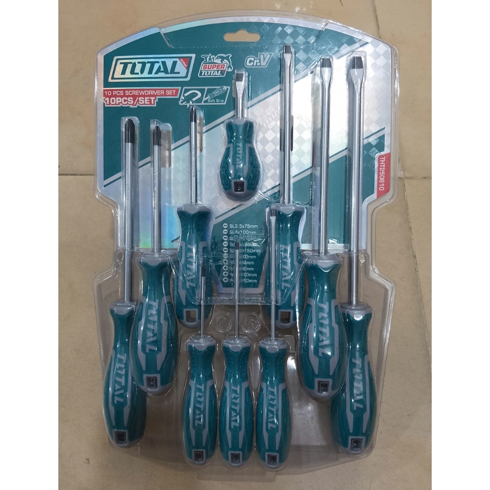 Bộ 10 tua vít Total THT250610 2 THT250610-2
