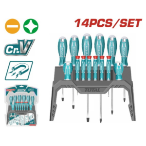Bộ 14 tua vít chuẩn Total THT250614