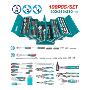 Bộ đồ nghề 108 chi tiết Total THTCS121081