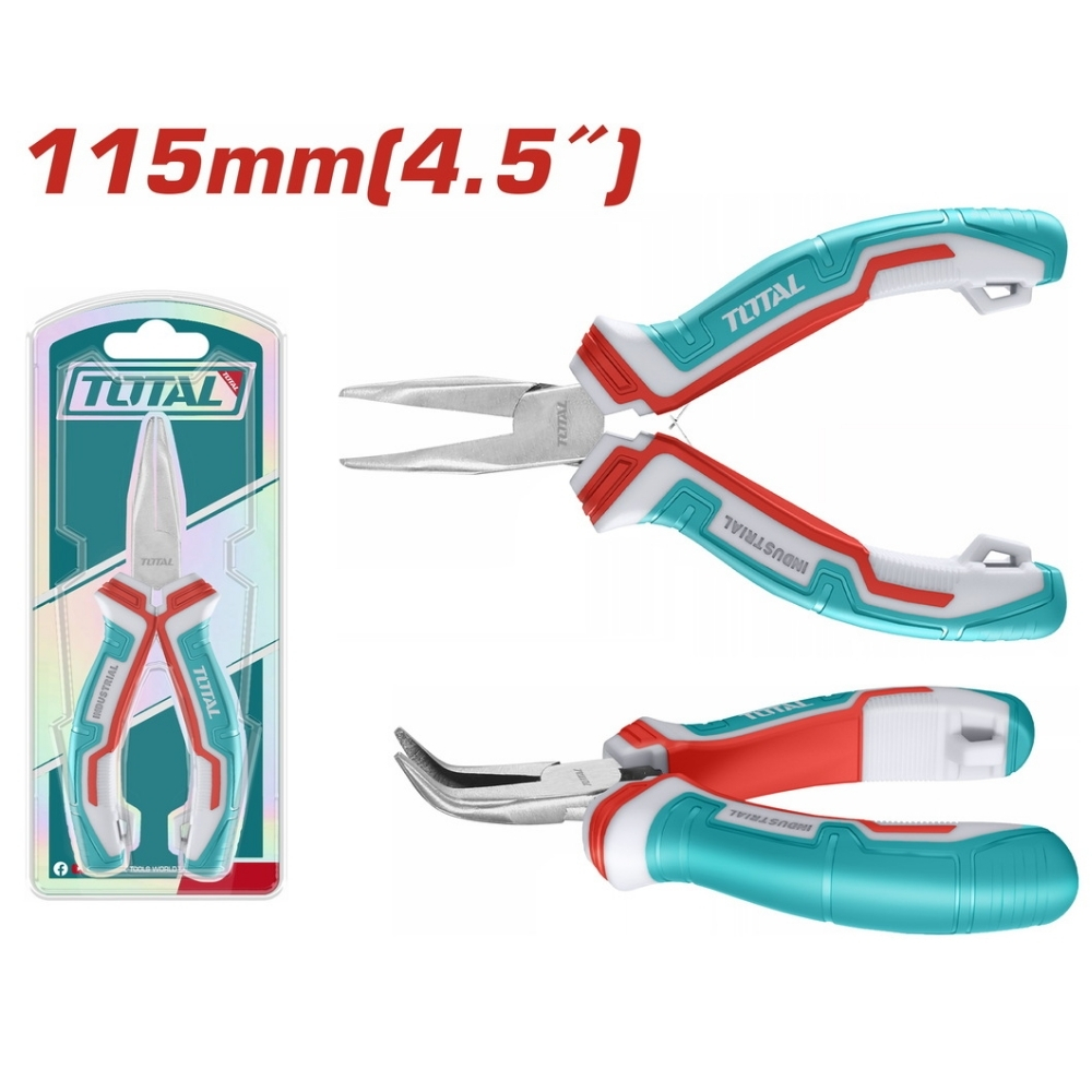 Kềm mũi cong mini 115mm Total THTMN456 1 Kềm mũi cong mini 115mm Total THTMN456
