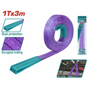 Dây cáp vải cẩu hàng tím 1 tấn x 3m Total THTWS0103