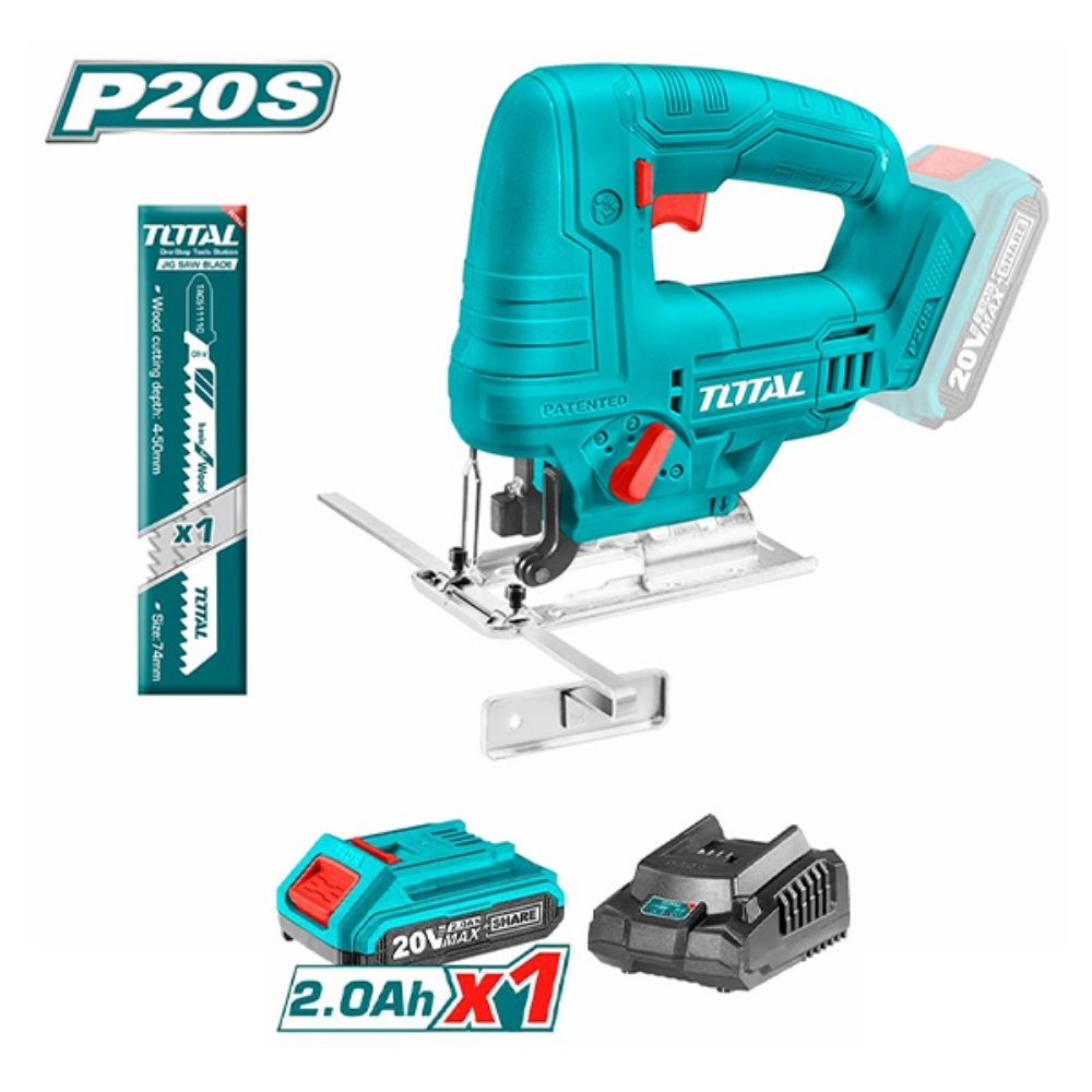 Máy cưa lọng dùng pin Lithium 20V Total TJSLI65081 1 Máy cưa lọng dùng pin Lithium 20V Total TJSLI65081