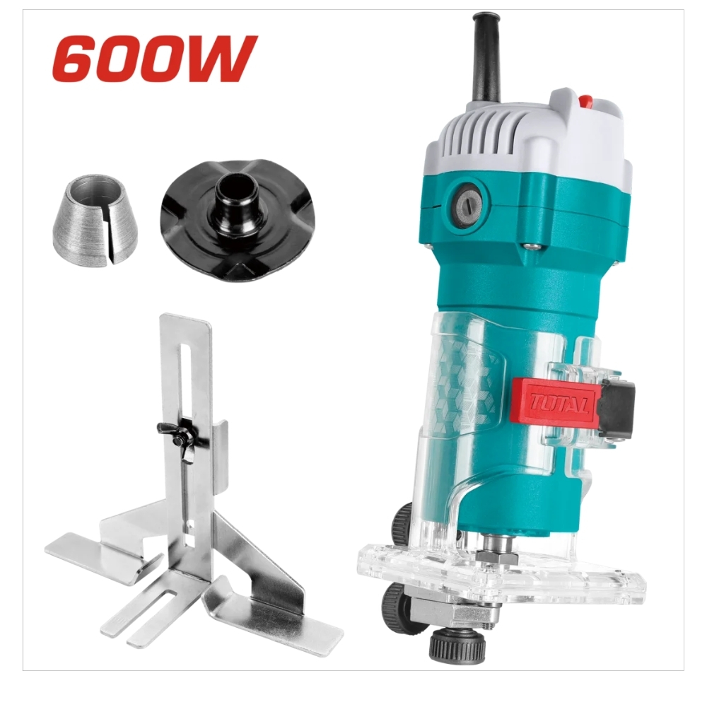 Máy phay, cắt mép cầm tay 600W Total TLT6001 1 Máy phay, cắt mép cầm tay 600W Total TLT6001