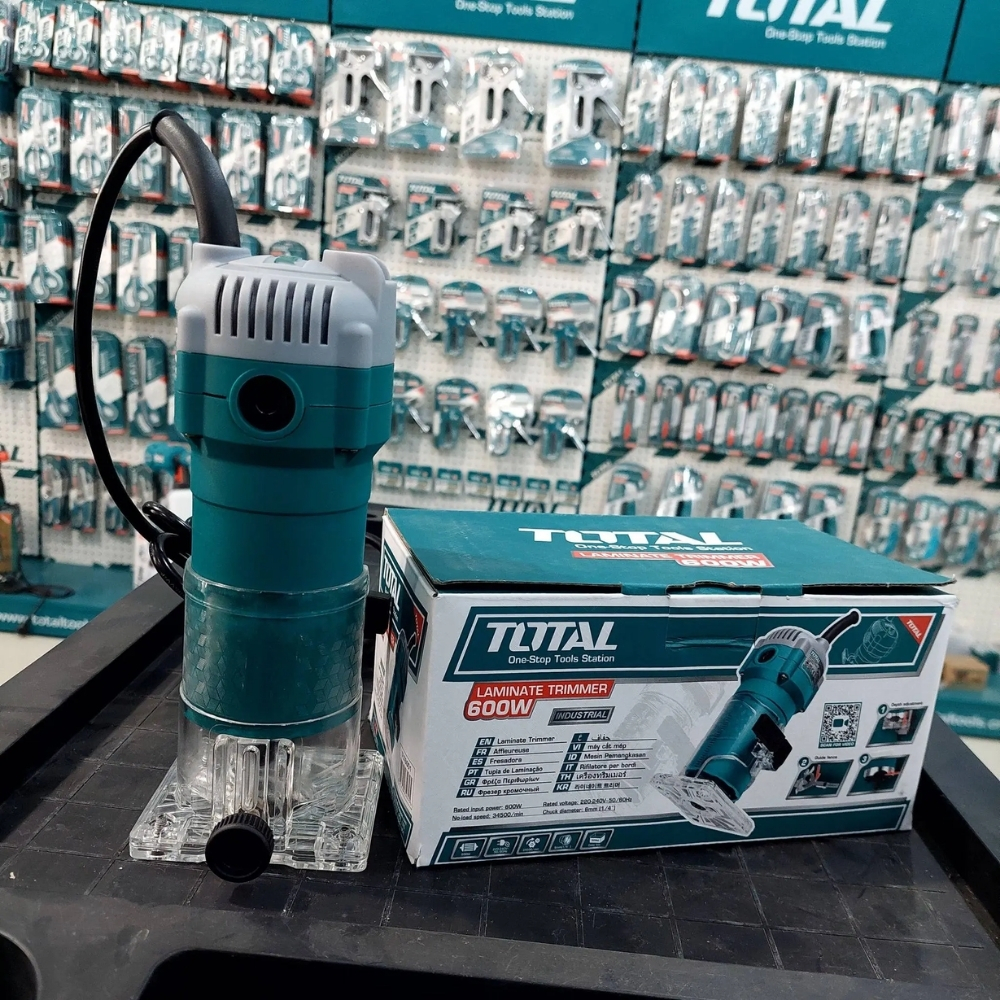 Máy phay, cắt mép cầm tay 600W Total TLT6001 2 TLT6001-2