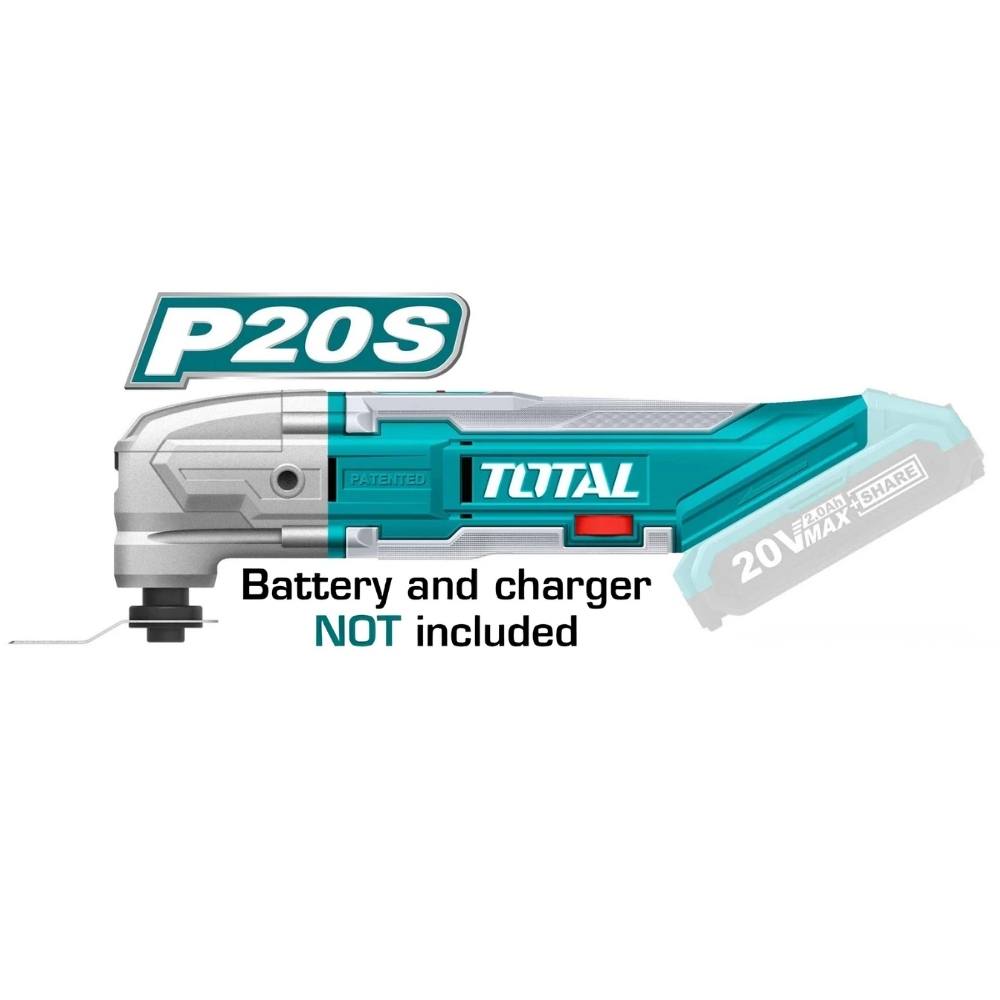 Máy cắt công cụ đa năng dùng pin 20V Total TMLI2001 1 Máy cắt công cụ đa năng dùng pin 20V Total TMLI2001