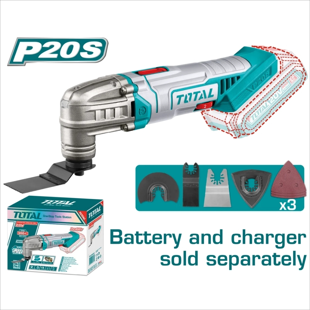 Máy cắt gọc đa năng dùng pin 20V Total TMLI2022 (chưa pin & sạc) 1 Máy cắt gọc đa năng dùng pin 20V Total TMLI2022 (chưa pin & sạc)